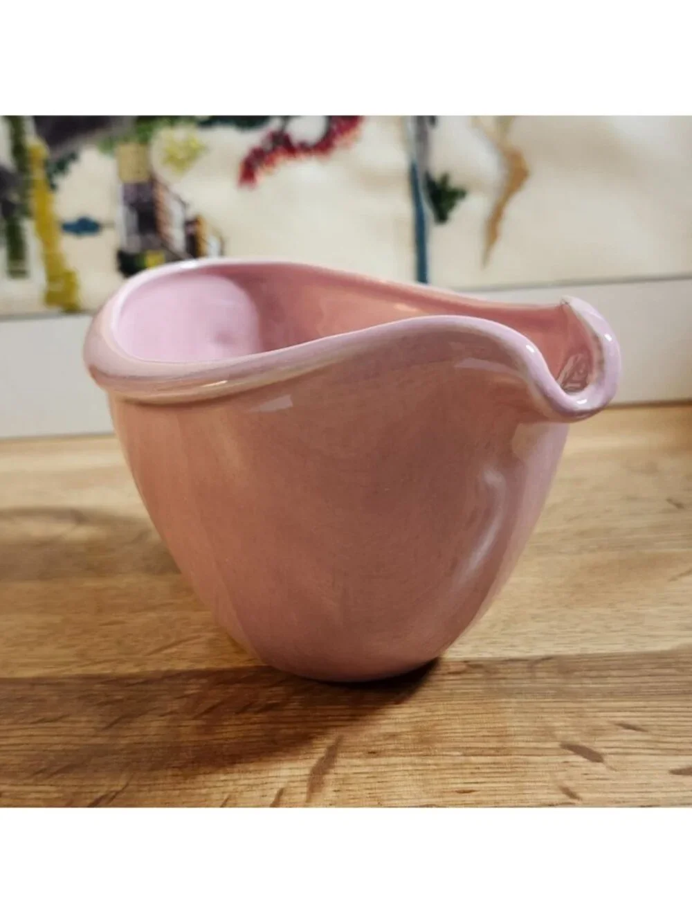 Vintage Epicure Dawn Pink Homer Laughlin MCM Gravy Boat Pitcher Creamer